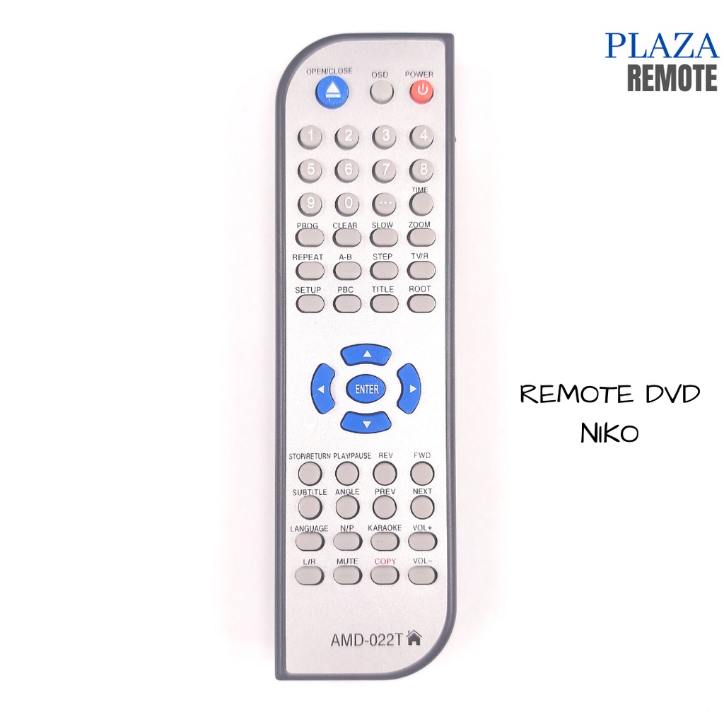 REMOTE DVD CHINA NIKO