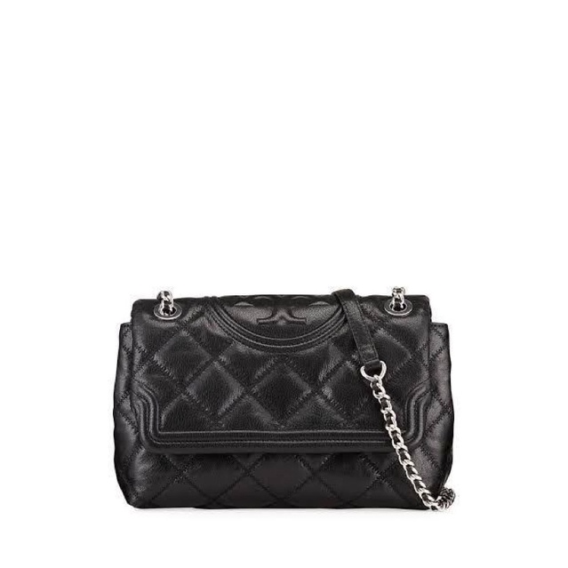 Preloved Tory Burch Soft Fleming Distressed Black