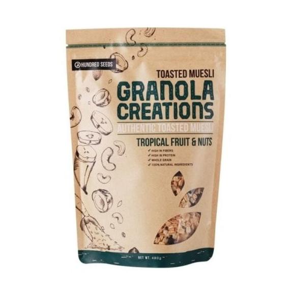 

populer] Granola Creation Tropical Fruit Nuts 400 g toasted muesli sereal