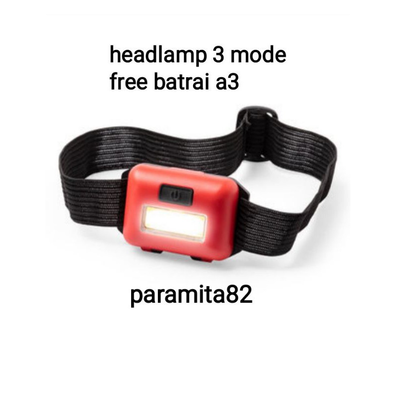 Senter kepala anti air headlamp waterproof