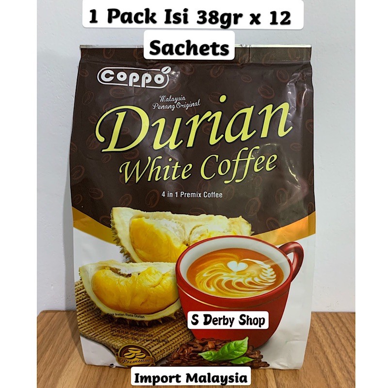 

Coppo Durian White Coffee Kopi Original
