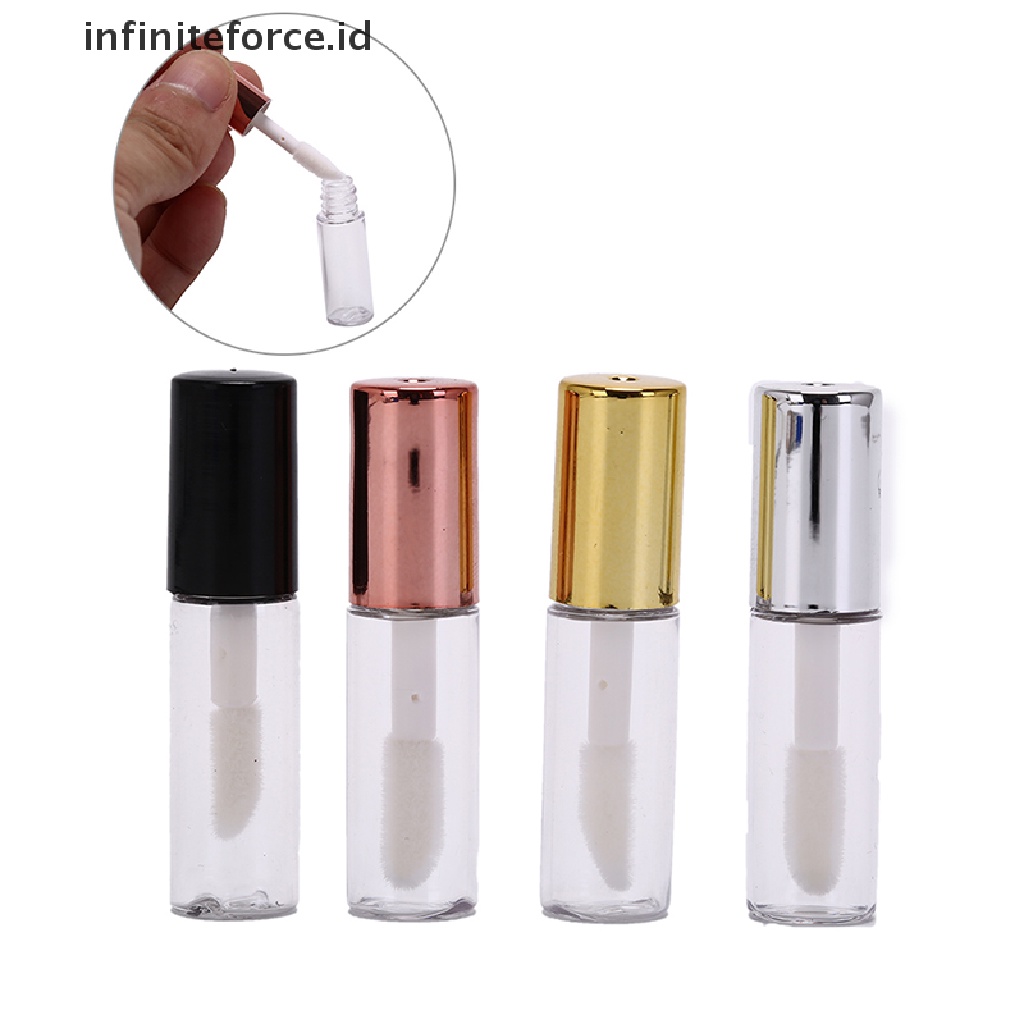 (Infiniteforce.Id) 10pcs Botol Kosong 1.2ml Untuk Lip Gloss / Lip Balm