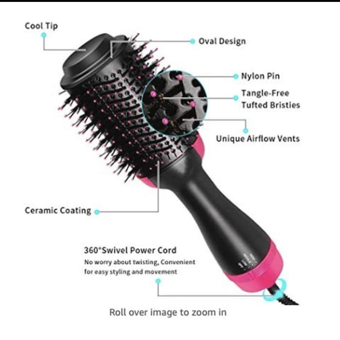 Hair styling set blow dryer 5 in 1 catok curling