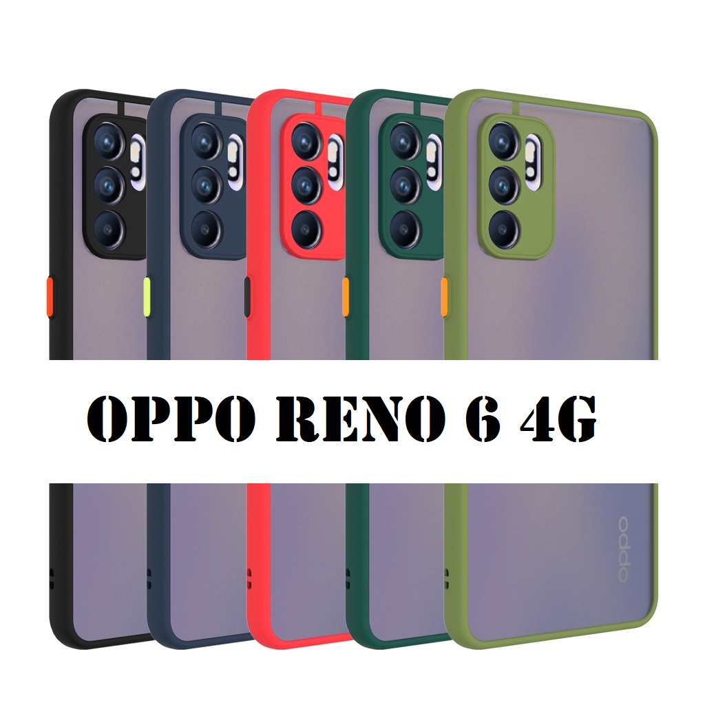 Aero Case Oppo Reno 6 4G Case Dove Protect Camera Softcase Casing