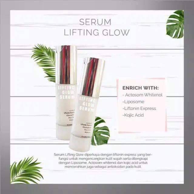 MS GLOW Serum Lifting GLow (untuk mengencangkan kuLit wajah)