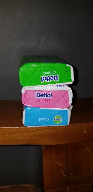 DETTOL SABUN BATANG 65GR ISI 3 Dan isi 6