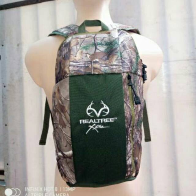 TAS PUNGGUNG CAMO MOTIF REALTREE XTRA