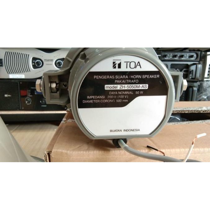 Horn Speaker Corong Masjid / Mushola TOA ZH 5050 M As / ZH5050 M As / ZH5050 M As Speaker Corong 50 