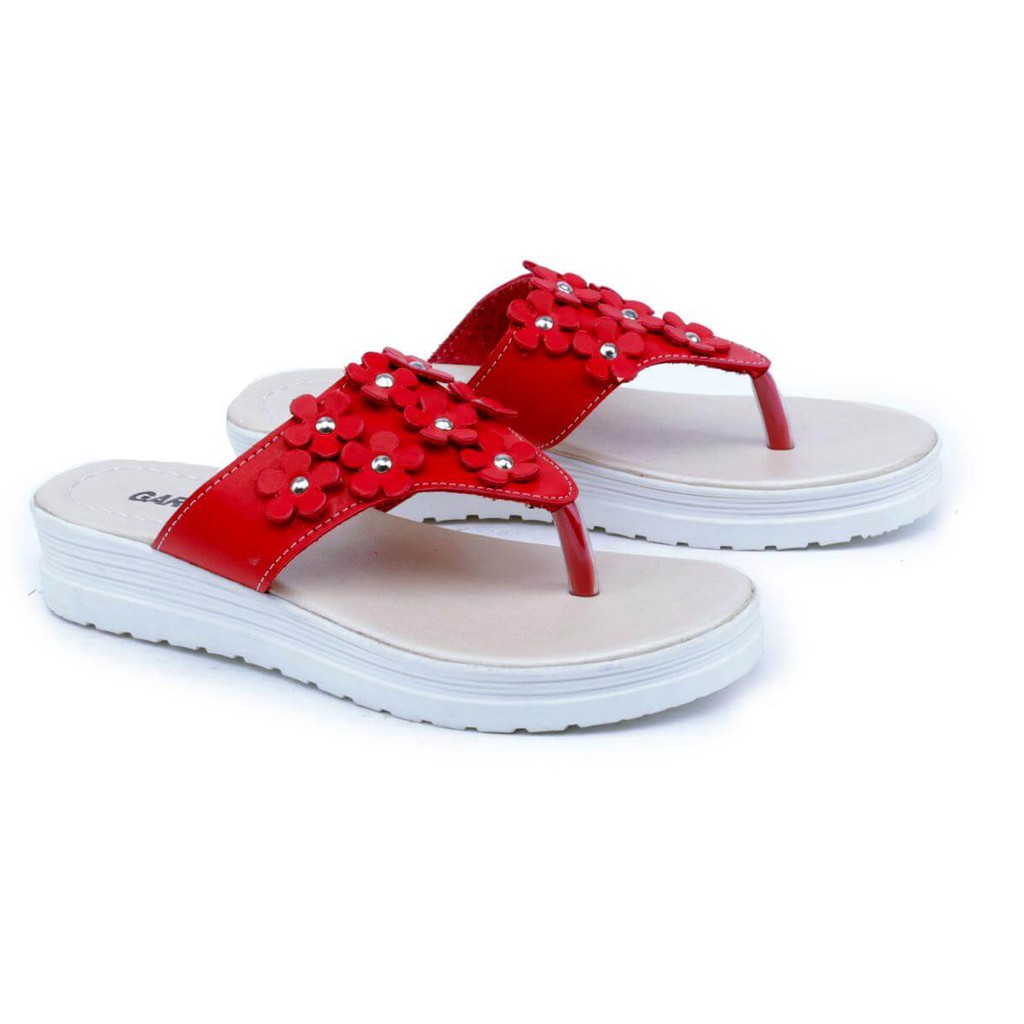 PROMO Sandal Flat Kasual Wanita - GSR 8555 Produk Asli - Garsel Shoes