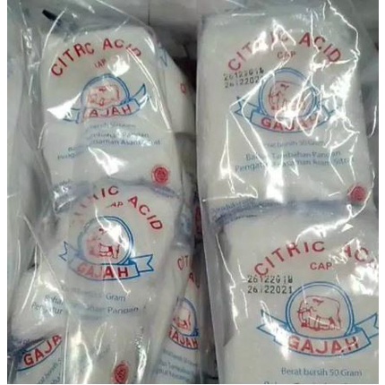 

READY ECER citric acid / CITRUN / sitrun sachet cap gajah