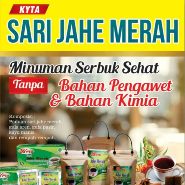 

Minuman herbal jahe merah