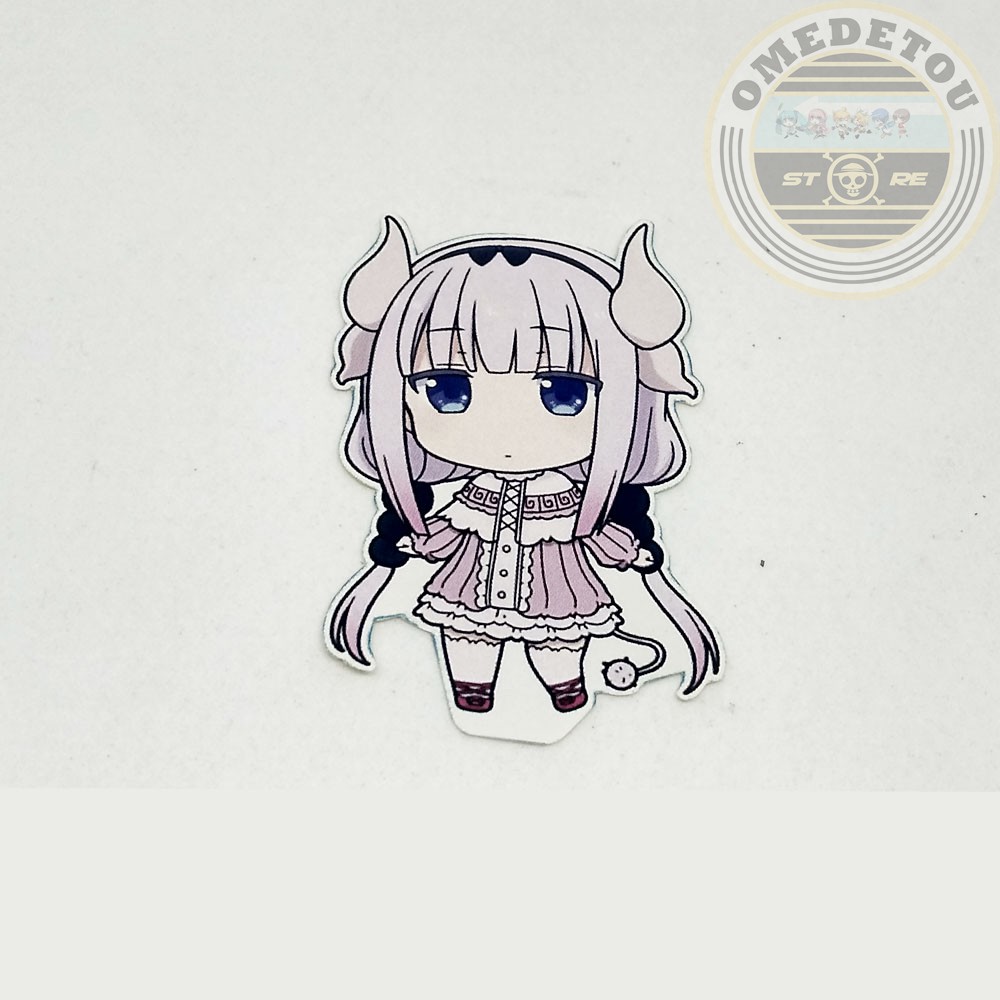 Sticker Anime Kobayashi-san Chino Maid Dragon - Kanna Kamui