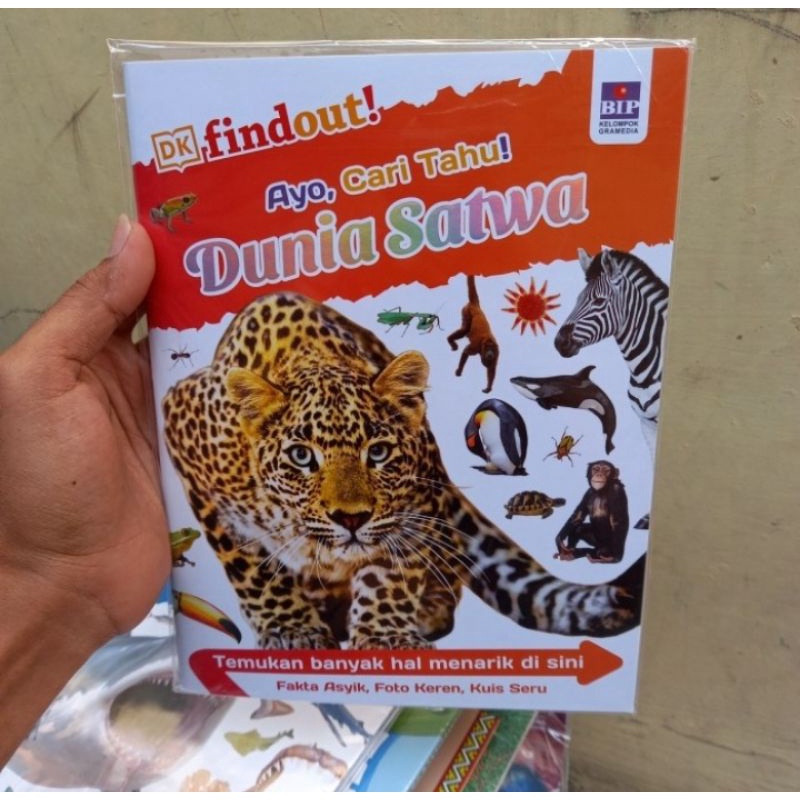 

BUKU DK FINDOUT AYO CARI TAHU DUNIA SATWA