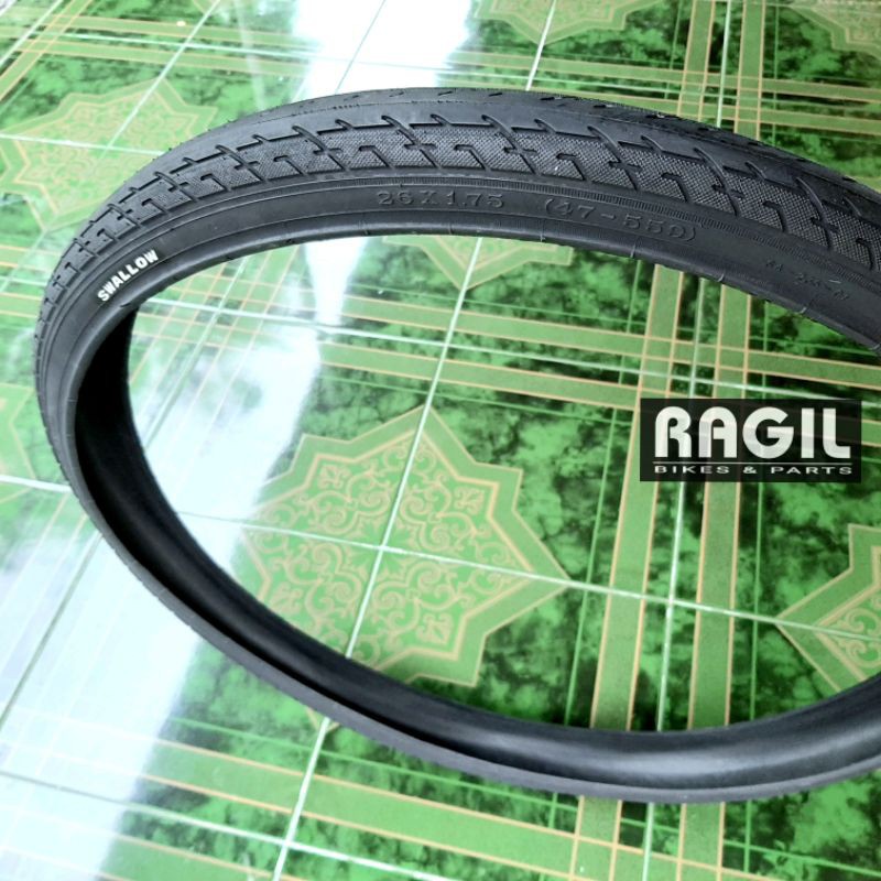 BAN LUAR SEPEDA 26 x 1.75 SWALLOW 26x1.75 HITAM