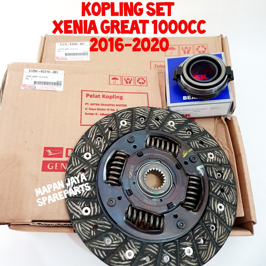 KANVAS KOPLING SET DAIHATSU XENIA GREAT 1000 CC ORIGINAL DAIHATSU 2016