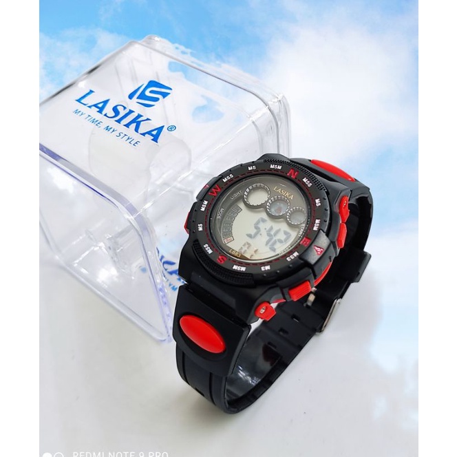 JAM TANGAN COWOK CEWEK SPORTY ORIGINAL WATER RESIST LASIKA NEW LIMITED EDITION