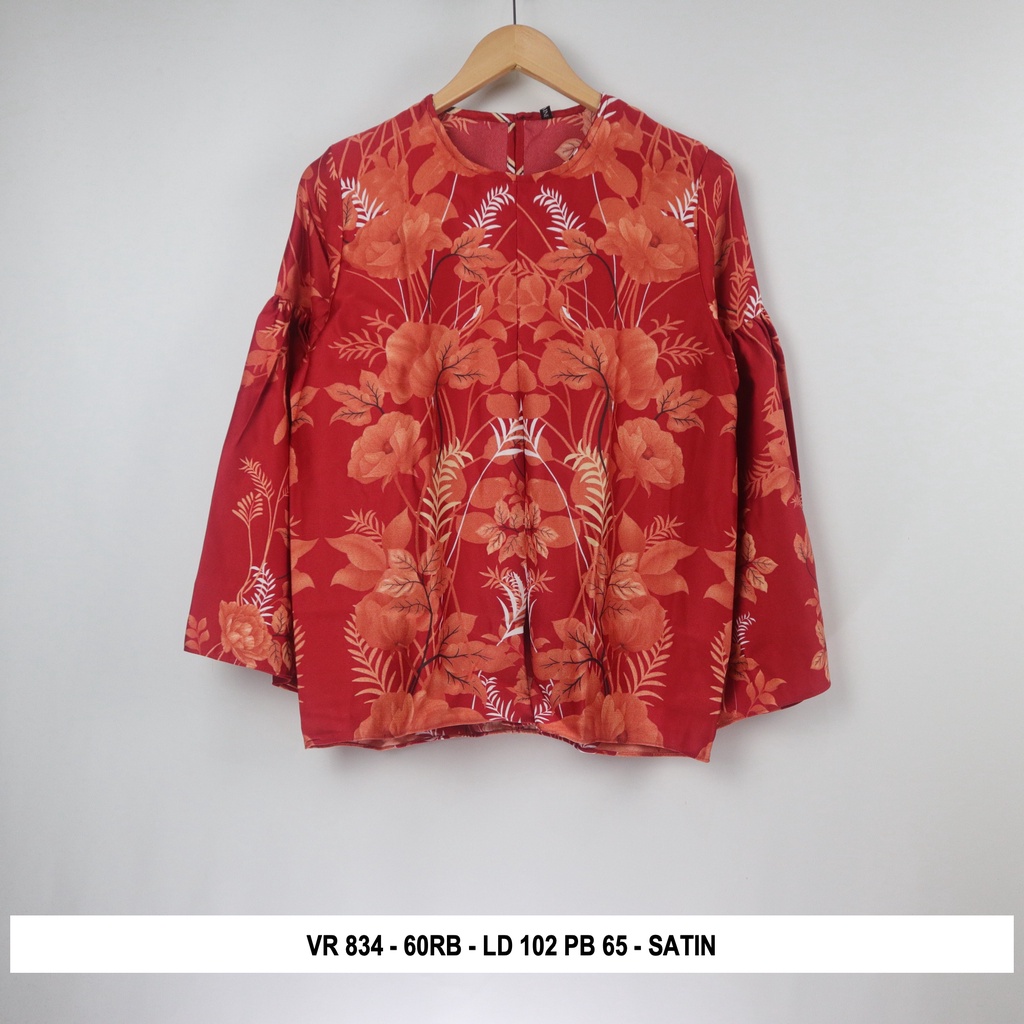 Thrift Blouse Vintage | Kode V3-VR 834