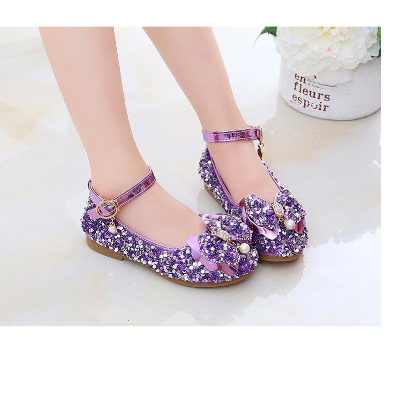 (LOLI-JKT)SP-168 SEPATU IMPORT ANAK FROZEN SEPATU PESTA BLINK BAGUS 26-36 BAHAN BAGUS