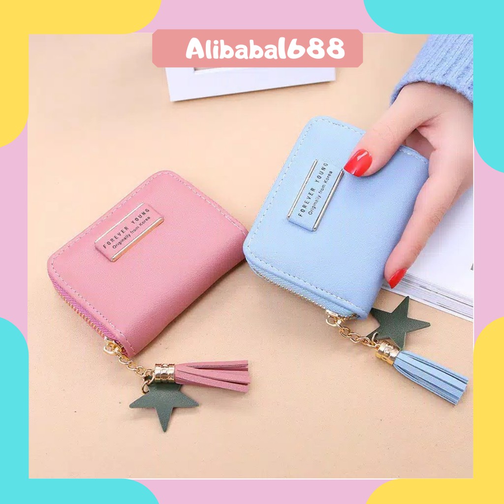 *ALIBABA1688*COD DOMPET WANITA D11 KOREAN FASHION TRENDY FASHION WALLET C1