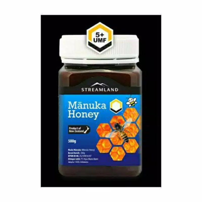 

500Gr Streamland 5+ Madu Manuka Honey New Zealand Streamland5+ Streaml Land Strem Land