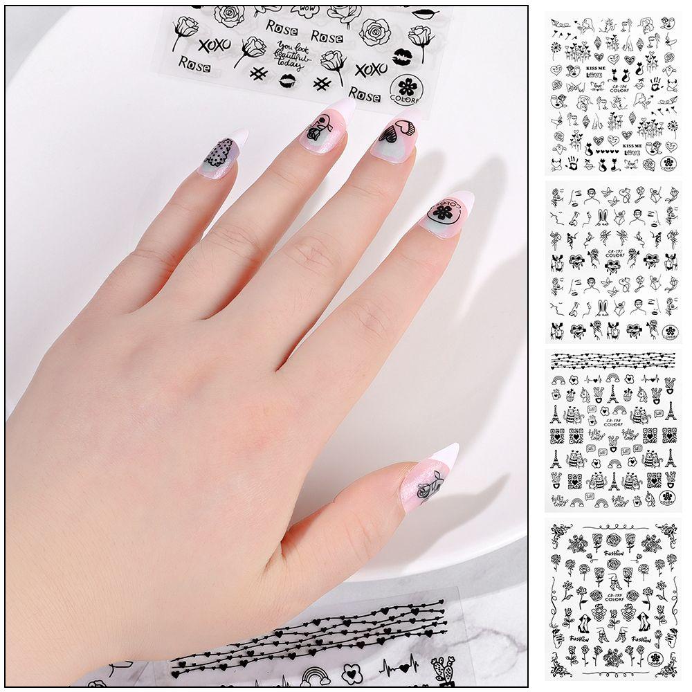 Stiker Kuku DIY Untuk Nail Art