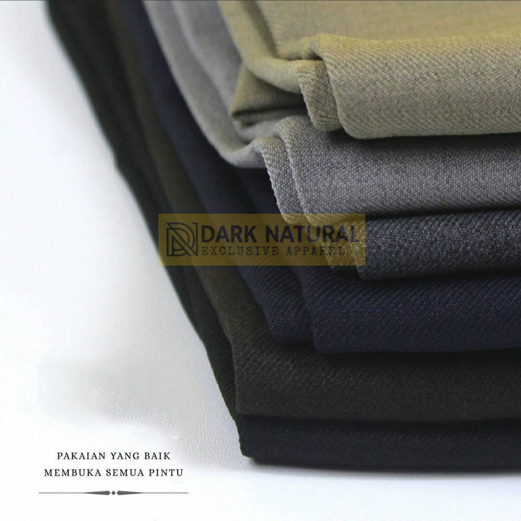 Celana Kerja Formal Wanita Slimfit Bahan Semi Wol Pinggang Full Karet dan Regular Resleting