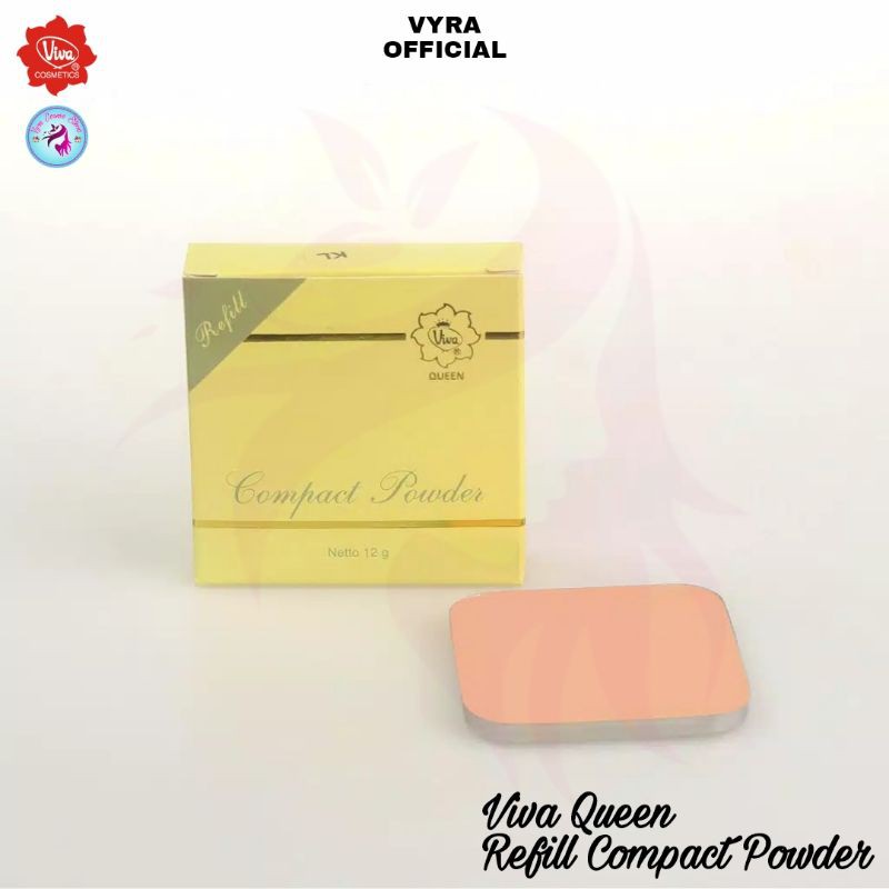 ❣VYRA❣VIVA Queen Refill Compact Powder / Bedak Padat 12gr