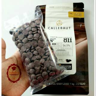 

Callebaut coklat couverture Dark 811 54.6%, 250gr