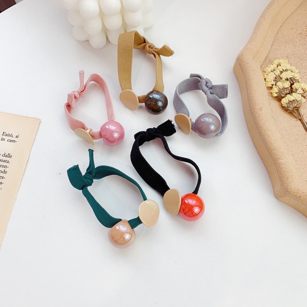 MURMURE.ID | IKAT RAMBUT LEBAR ELASTIS KARET TALI RAMBUT PERMEN CHARM BULAT GAYA WANITA KOREA HA056-4