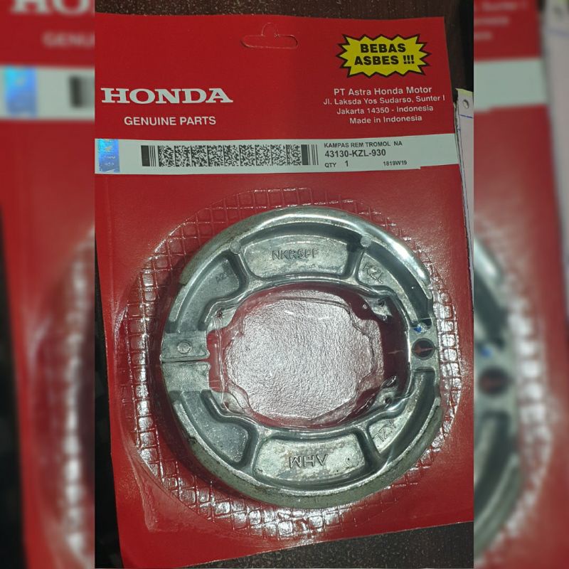 KAMPAS REM BELAKANG VARIO,BEAT,SCOPPY,VARIO 150