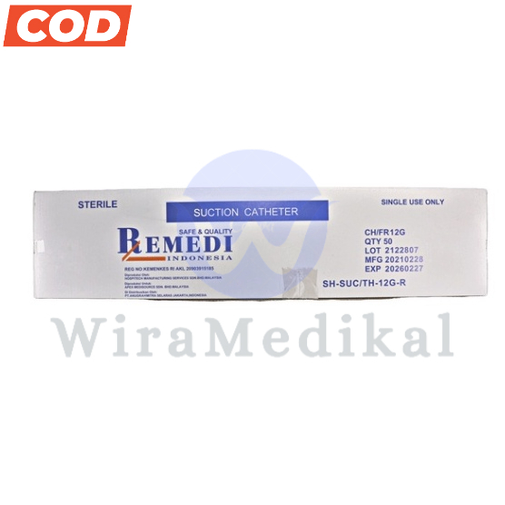 Suction Catheter Remedi With Control Fr10 dan Fr12 / Suction Cateter /S. Chateter