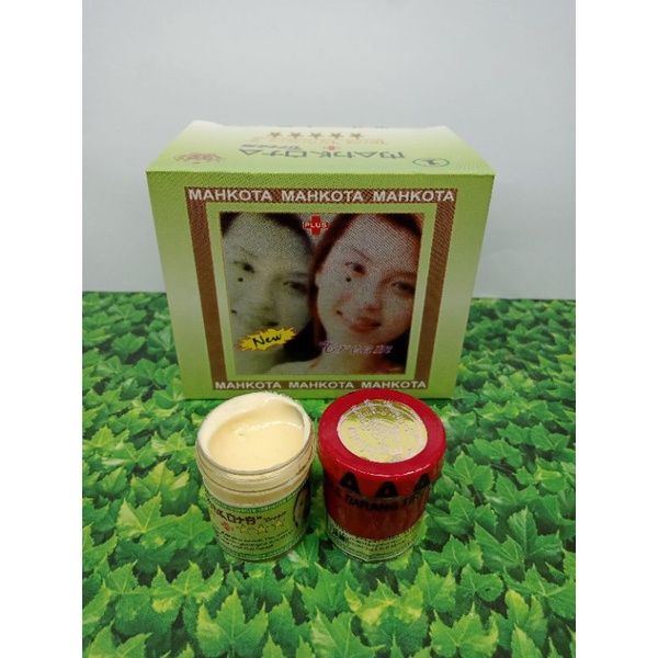 CREAM MAHKOTA PLUS VIT E SEGEL // Cream Pemutih wajah siang &amp; Malam original ( Satuan )