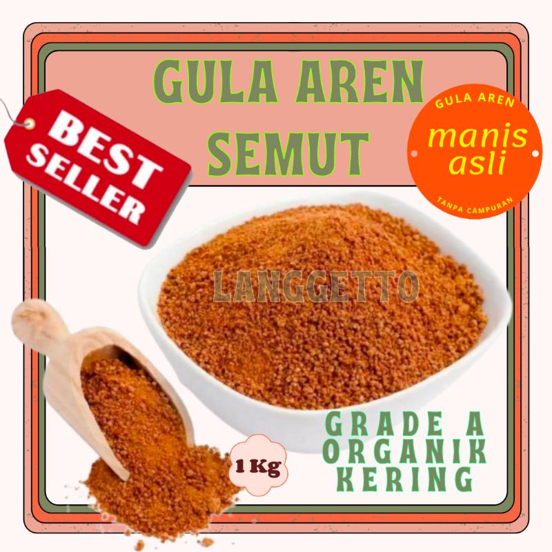 

Gula aren semut bubuk 1kg oganik murni