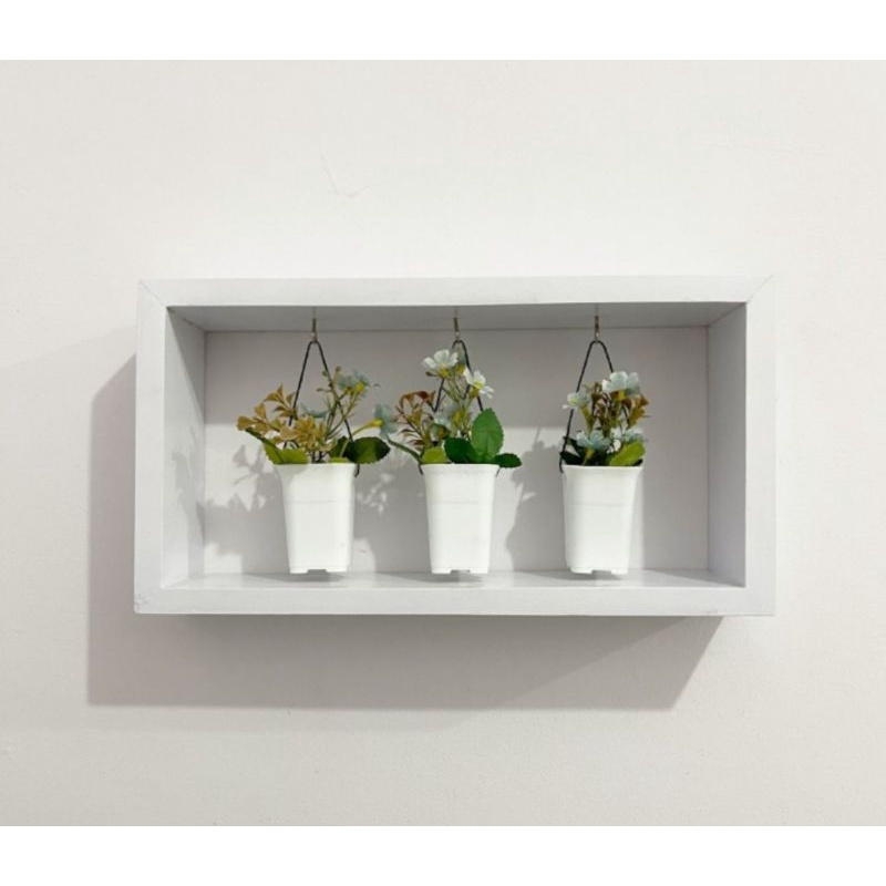 Rak Pot Bunga Dinding/Rak Bunga Hiasan Dinding/Rak pot Bunga Gantung Minimalis