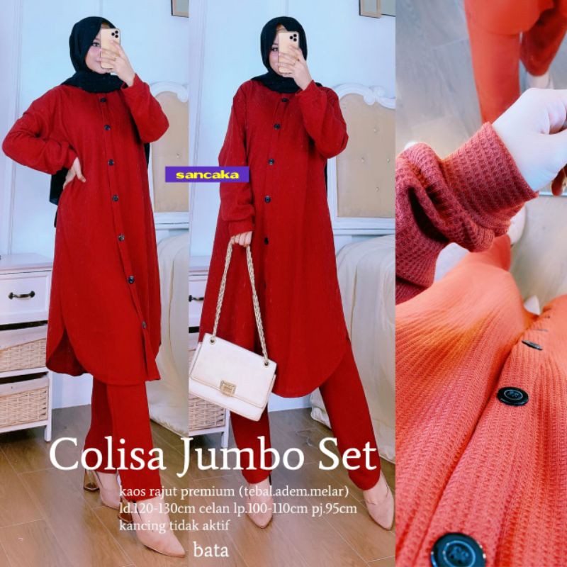 SETELAN JUMBO COLISA SET BY SANCAKA