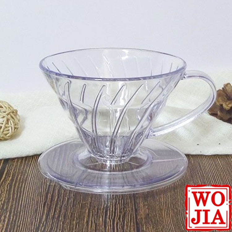 Coffee Dripper V60 Size 02 Acrylic Transparant Saringan Kopi Pour Over