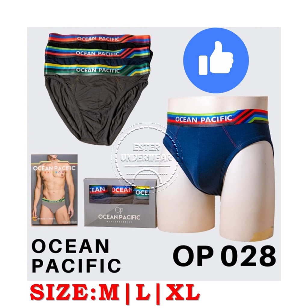 CD Pria RAINBOW OCEAN PACIFIC OP 028 ISI 3PCS