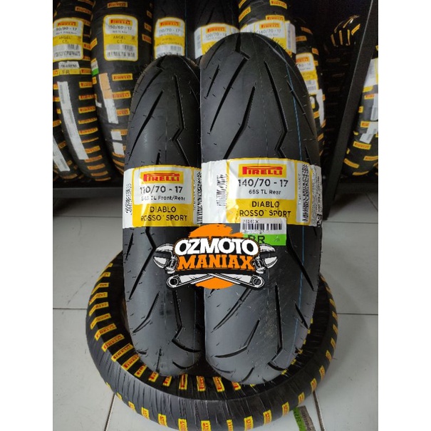 Paket Ban Pirelli Diablo Rosso Sport 110/70-17 & 140/70-17