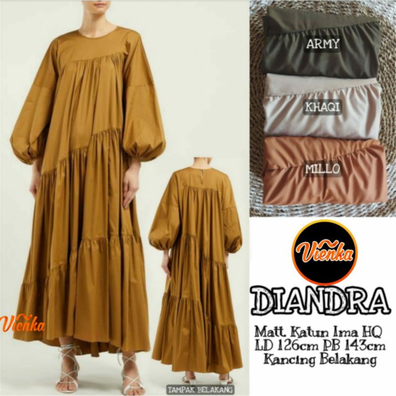 DIANDRA DRESS KATUN IMA JUMBO LD 125