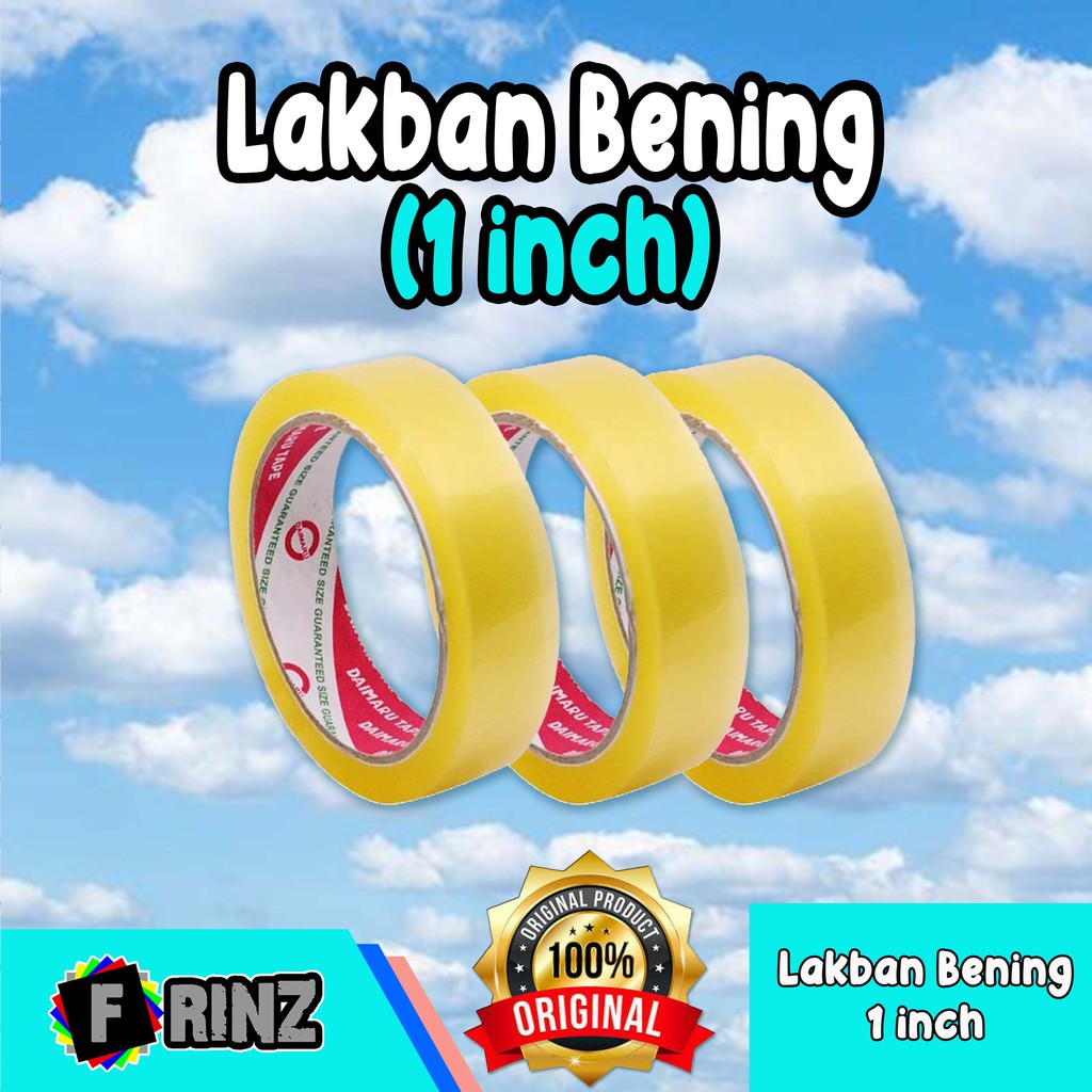 

ATK ~ Lakban Bening 1 inch [1PCS]