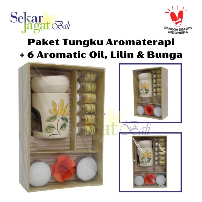 Tungku Aromatherapy / Tungku Aromaterapi Keramik Lengkap
