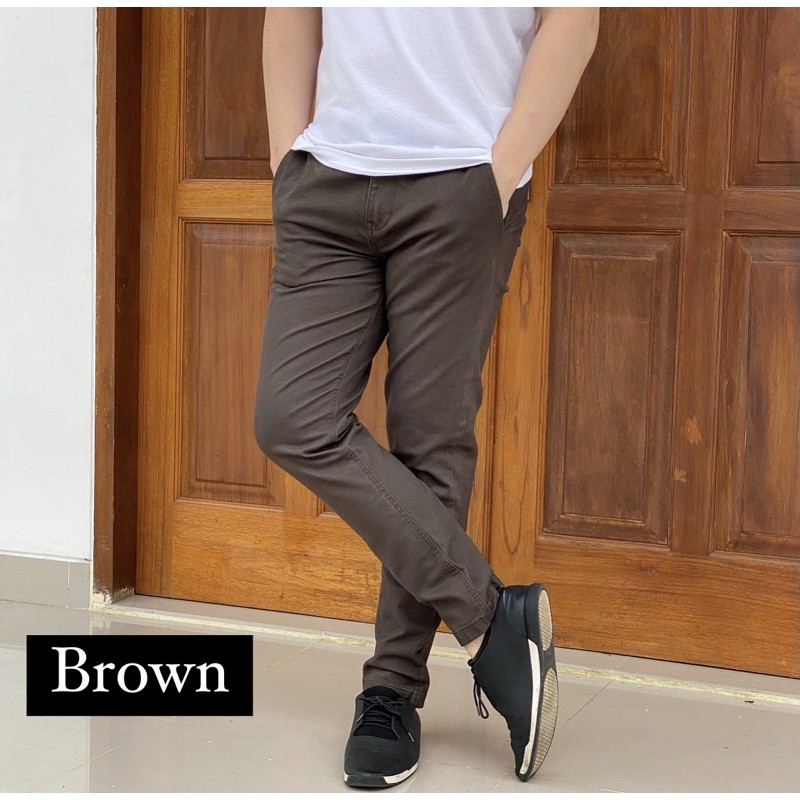 Celana Panjang Pria Anko Slim Chinos Pants (5 Colours)
