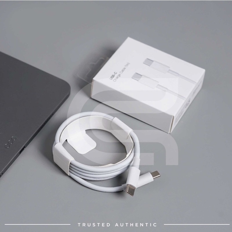 KABEL CHARGER MACBOOK C TO C 1M - APPLE USB C TO CHARGE CABLE 1M