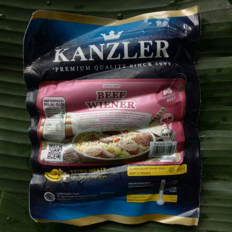 

KANZLER Beef Wiener 360gr