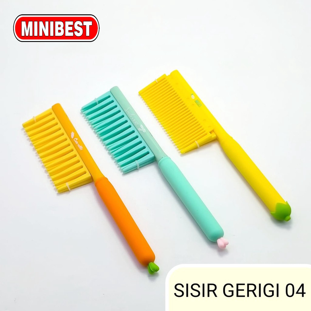 [ MB ] Sisir Gerigi lepas pasang / Sisir Bermotif