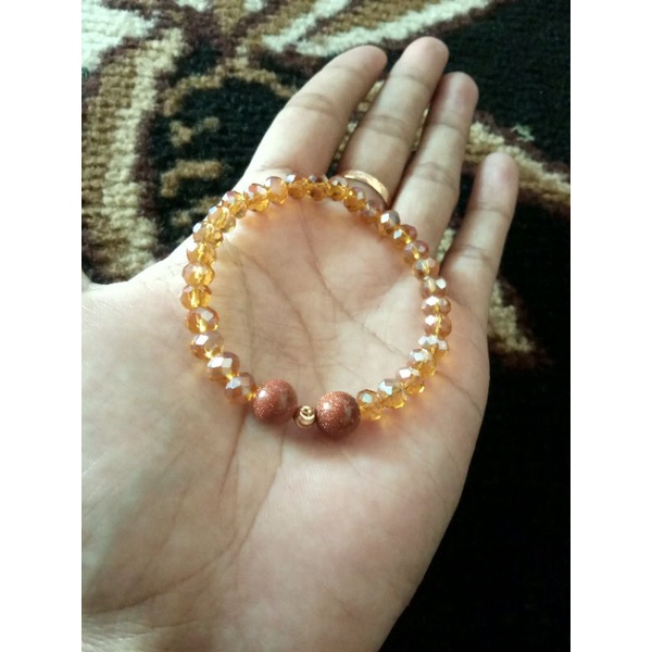 gelang emas semar nusantara mix ceko kadar 10k