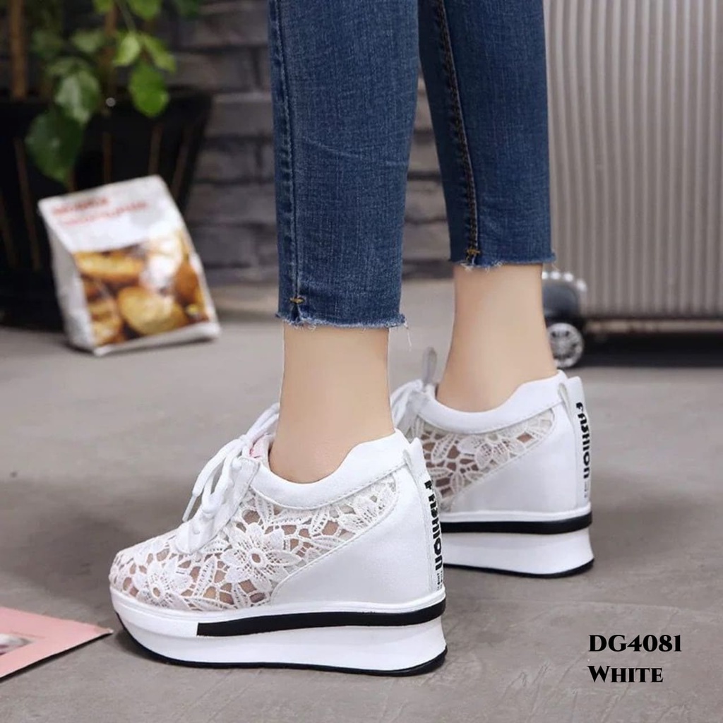 PRF Sneakers High Wedges Fashion Korea Anti Slip On DG4081