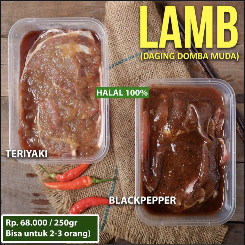 

Marinated Lamb US Siap Grill / Tumis