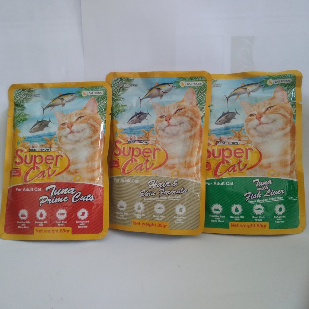 Super Cat Pouch Wet Food 85g
