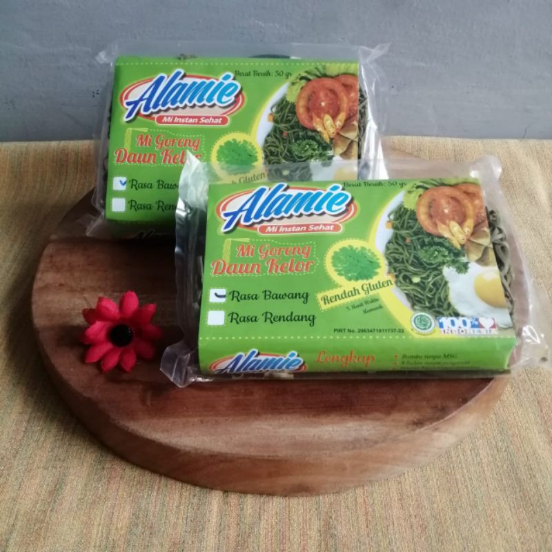 

Alamie Mie Instant Goreng Daun Kelor Low Gluten 50 gram